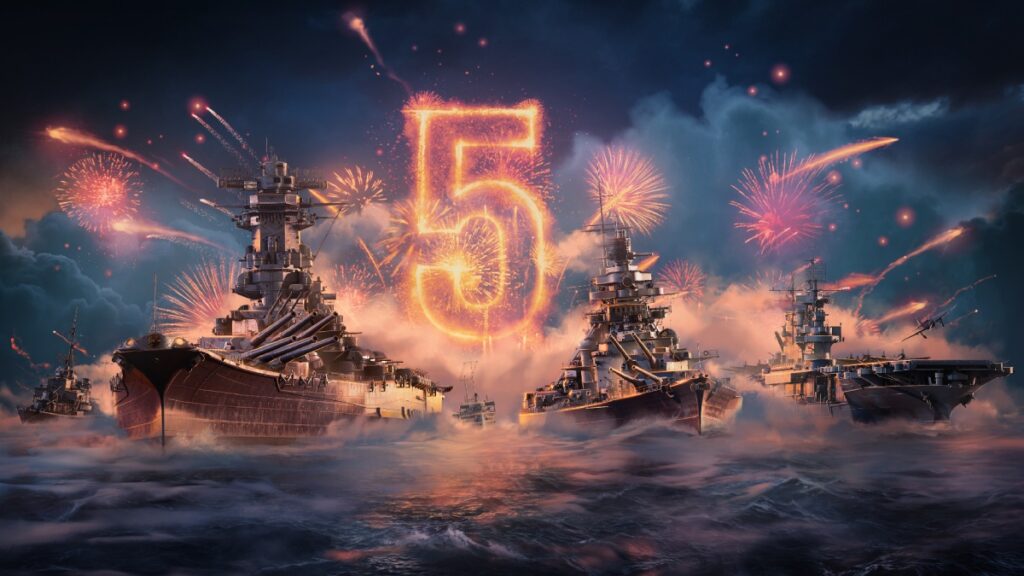 World of Warships: Legends 5. éves születésnapi esemény